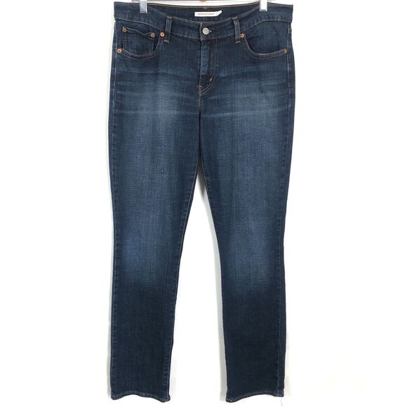 Levis Womens Relaxed Straight Leg Jeans Size 29 Dark Wash Comfortable Classic - Picture 5 of 9